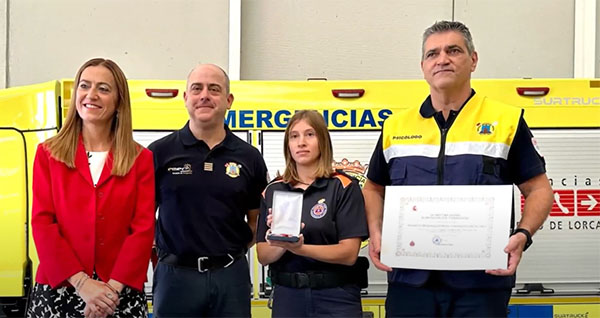 Momento del acto de reconocimiento